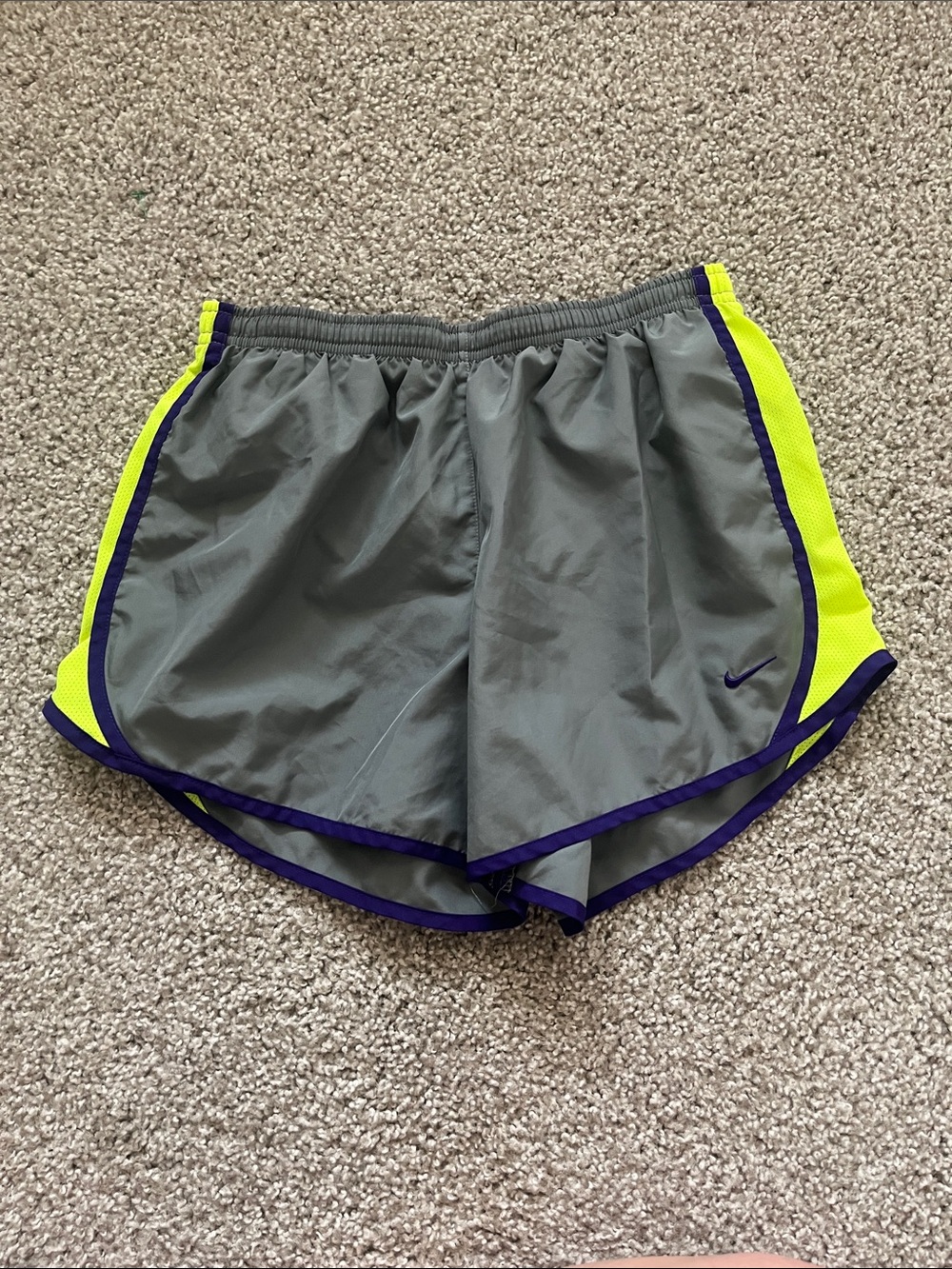 Nike Gray Tempo Running Shorts Size XL